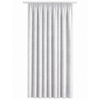 VORHANG Kräuselband Samt 140/145 cm weiß - Weiß, Textil (140/145cm) - TiborTex