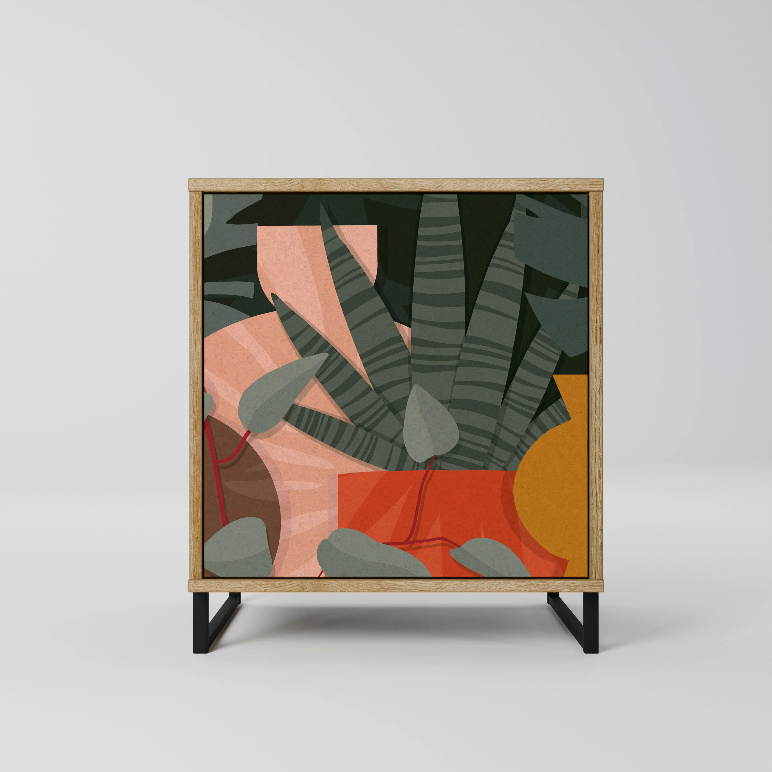 SpaceRebels Sideboard Eiche 57.5x67.5x42 cm