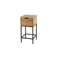 NACHTTISCH FATY Holz Akazie - Braun, Holz (30/60/30cm) - KAWOLA