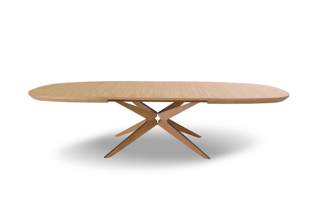 ESSTISCH BASTION Ausziehbar 200 - 300 / 110 x 76 cm - Eichefarben, Holz (200/110/76cm) - MASSENO