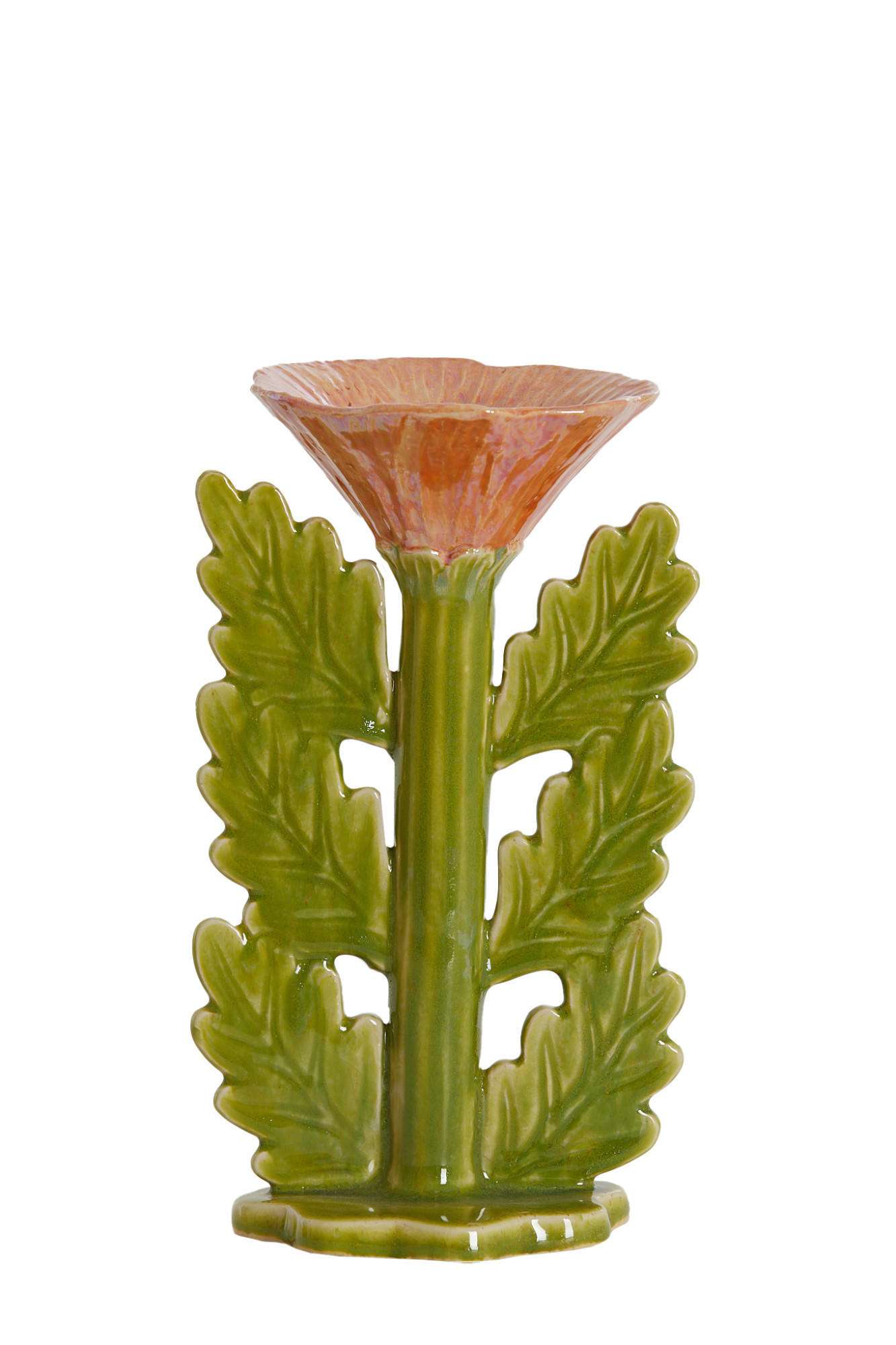 ORNAMENT Maua Orange 15/12/25,5 cm - Orange, Keramik (12/25.5/15cm) - Light & Living
