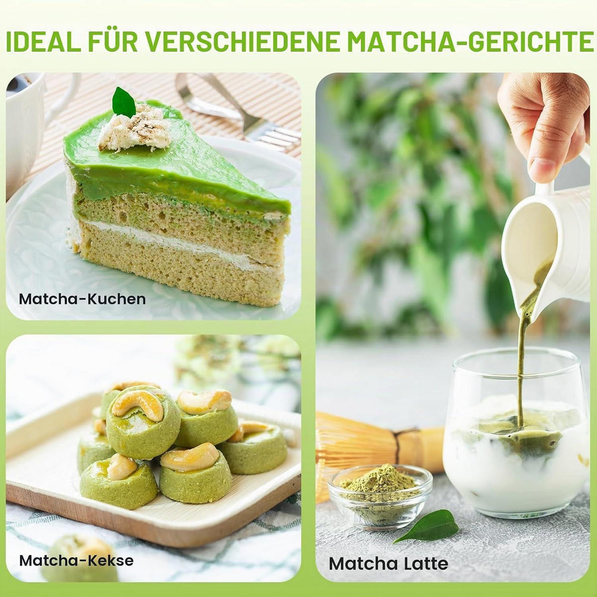 MATCHA Set 7-teiliges Set Keramik Bambus Rosa - Rosa, Keramik (22/1.5/24cm)