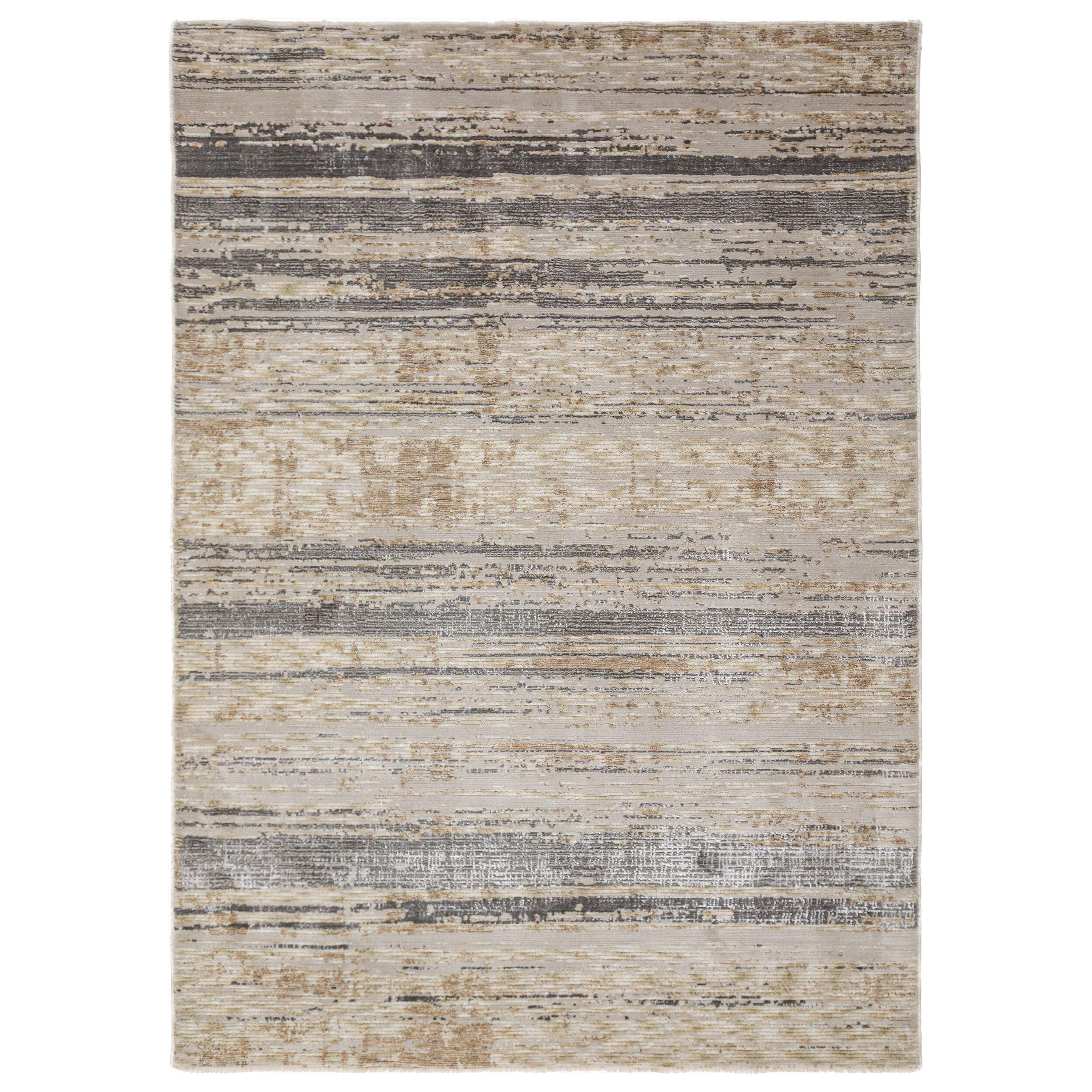 KURZFLORTEPPICH HORNER, Streifen, Natur, 160 x 230 cm - Beige, Textil (160/230cm) - KADIMA DESIGN