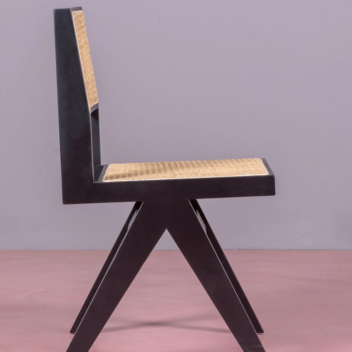 STUHL Holz Schwarz - Schwarz, Holz (44/83/52cm) - Nest Dream
