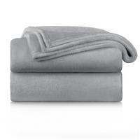 KUSCHELDECKE Anton 130/150 cm, Grau - Grau, Textil (130/150cm) - Blumtal