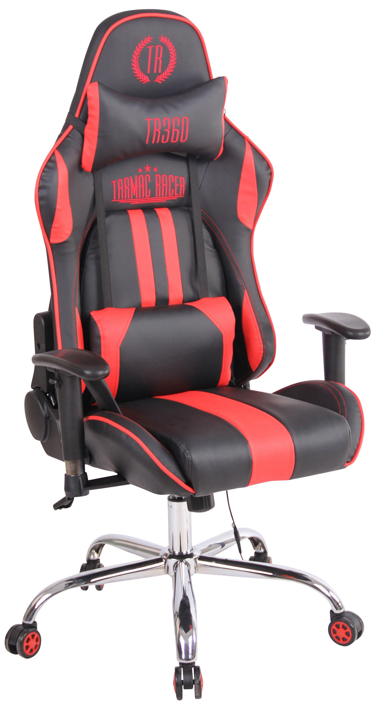 CLP Gamingstuhl Rot, Schwarz 67x128x51 cm