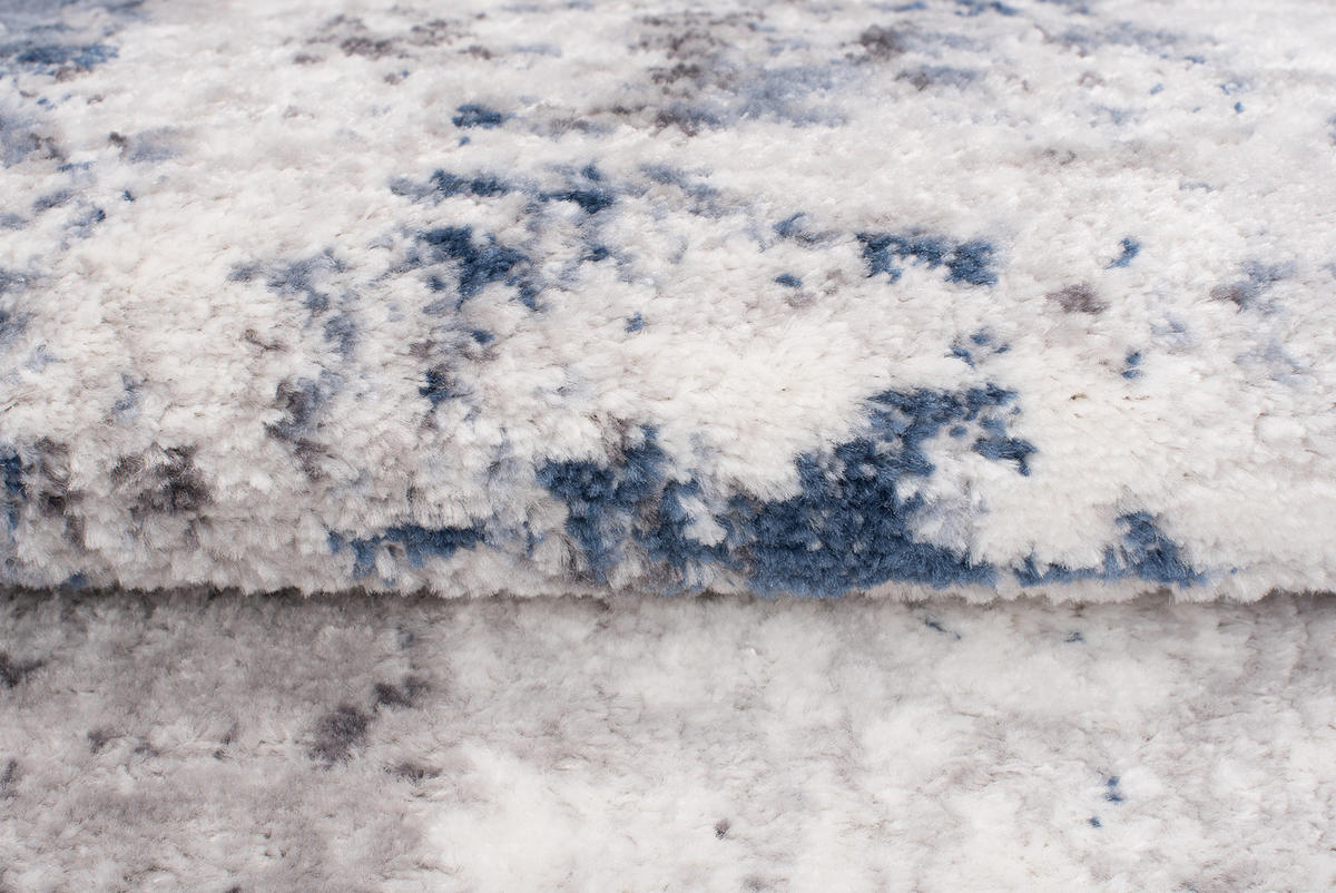 TEPPICH SKY Grau Blau 180/250 cm - Blau/Grau, Textil (180/250cm) - Tapiso