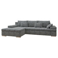 ECKSOFA Bangkok Premium, Seite: Links - Silberfarben/Multicolor, Holz/Textil (310/175cm) - MIRJAN24