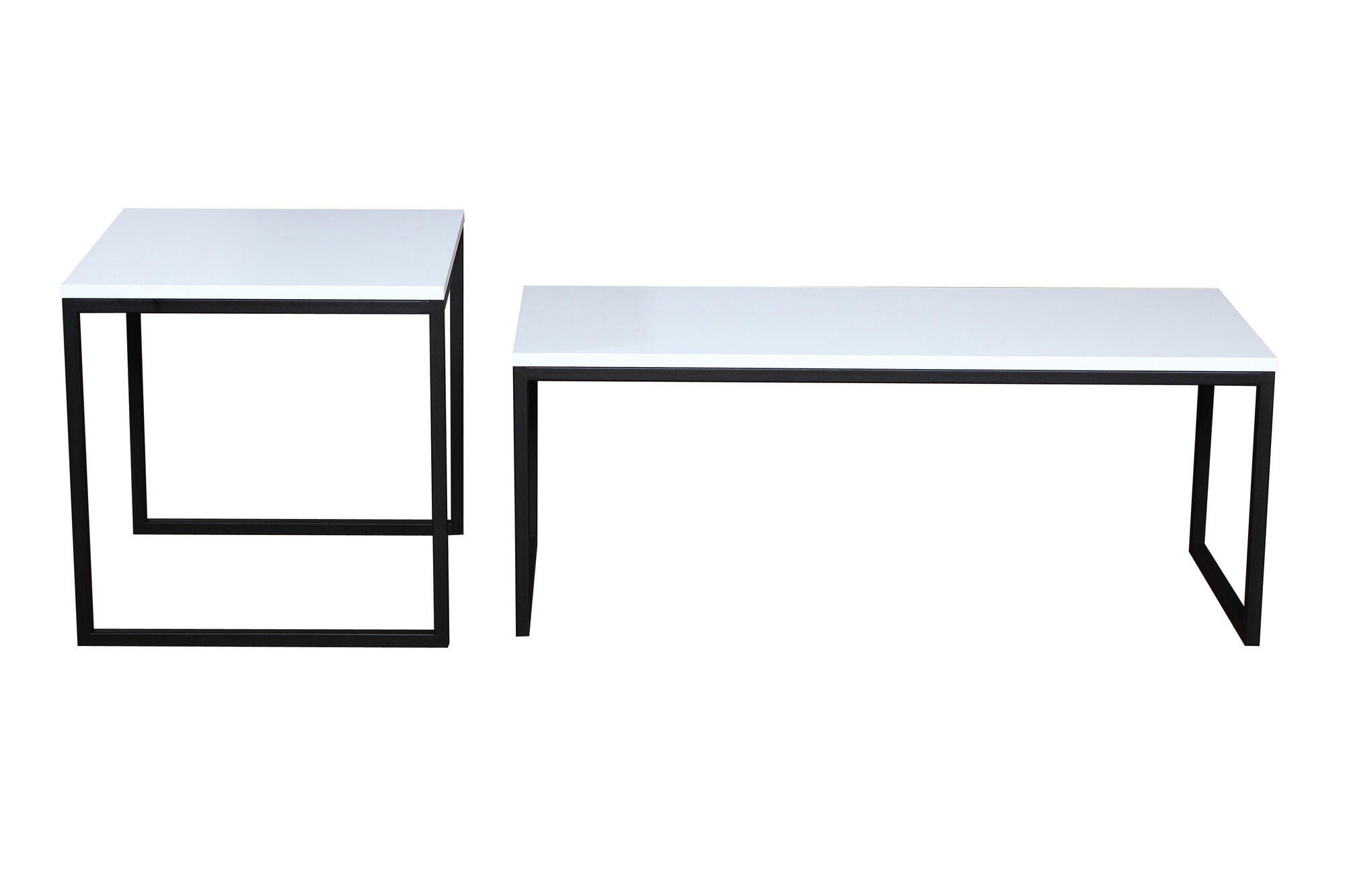 Furnlux Couchtisch Weiß 50x50x50 cm