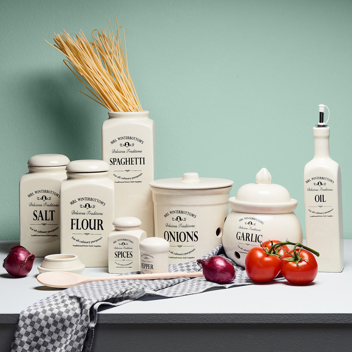 SPAGHETTIDOSE Mrs. Winterbottom's - Beige, Stein (10/31/10cm) - Butlers