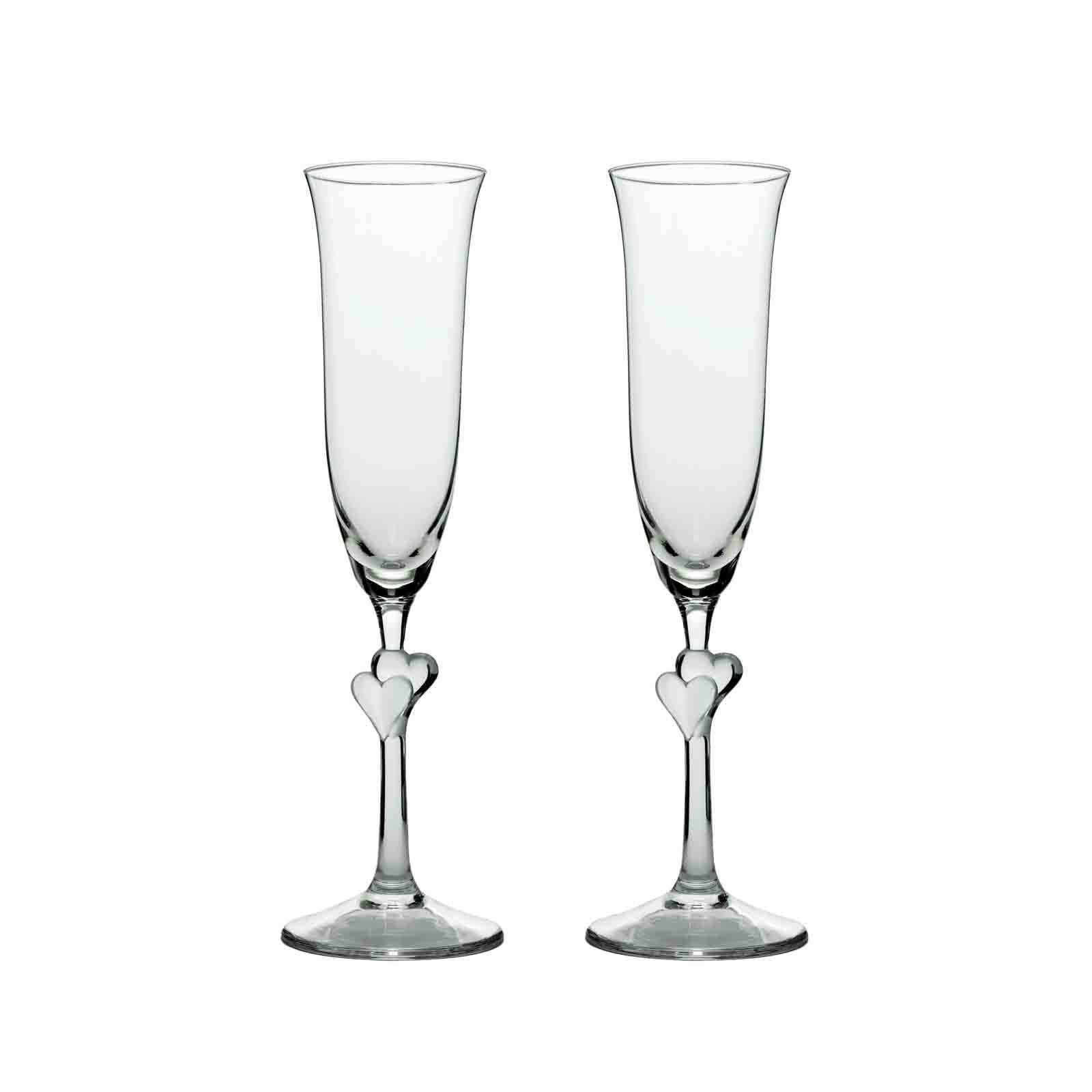 CHAMPAGNERGLÄSER L'Amour transparent 175 ml 2er Set - Transparent, Glas (0.175L) - Stölzle Lausitz