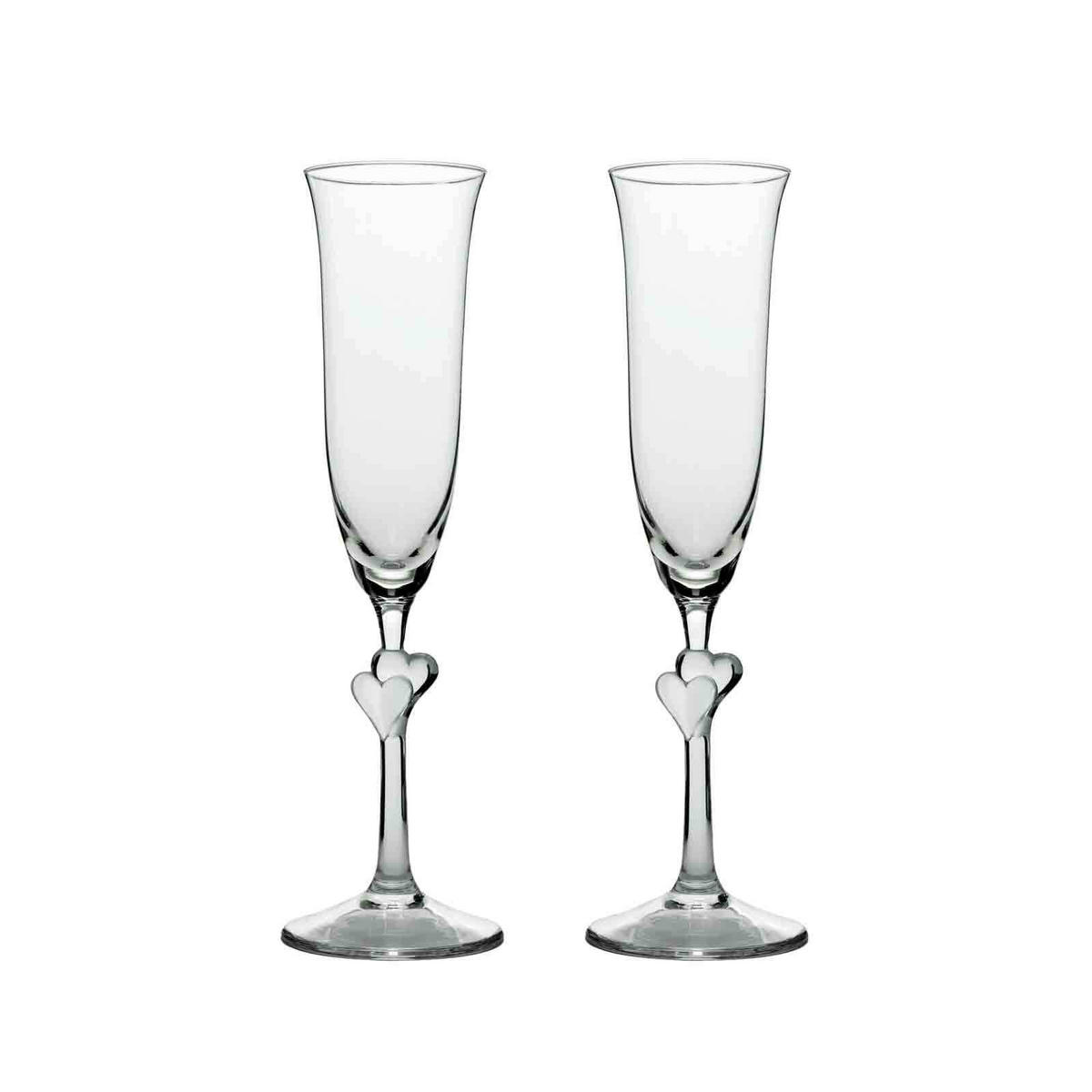 CHAMPAGNERGLÄSER L'Amour transparent 175 ml 2er Set - Transparent, Glas (0.175L) - Stölzle Lausitz