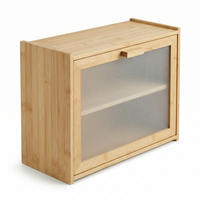 BROTKASTEN Doppio Bambus 17/40/31 cm - Beige, Naturmaterialien (40/31/17cm) - AROMELIO