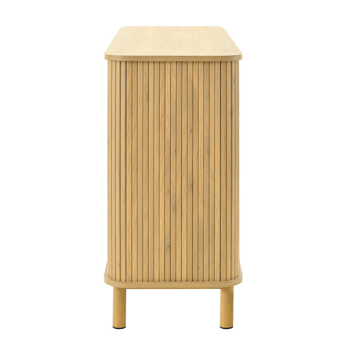 SIDEBOARD 140/40/80 cm natur aus MDF mit Rattantüren und Schubladen - Naturfarben, Holzwerkstoff (140/80/40cm) - OKWISH