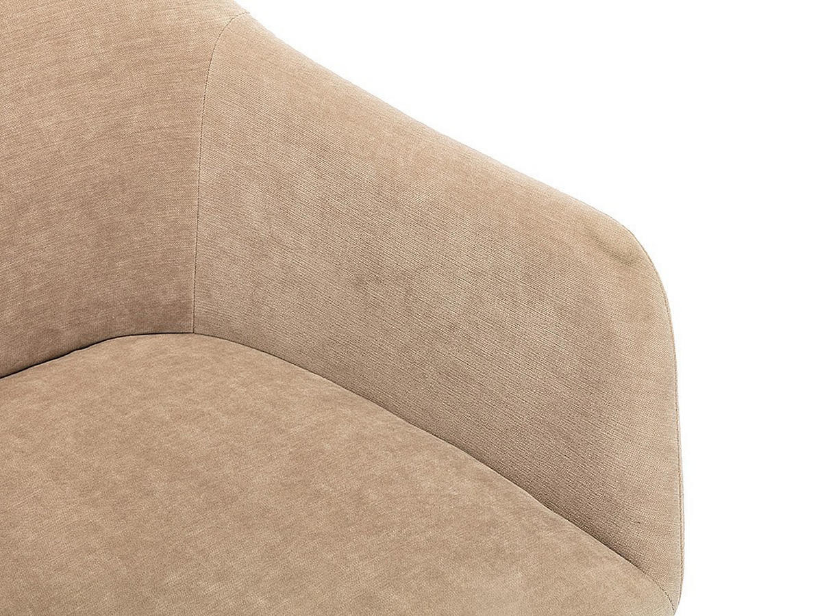 STUHL - 57.5 cm x 54 cm - Stoff - Beige - BIBO - Beige, Textil (57.5/73/54cm) - Vente-Unique
