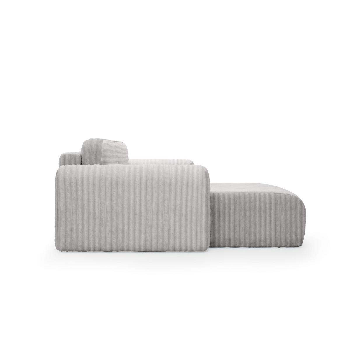 ECKSOFA mit Schlaffunktion Pablitto, Grau - Grau, Textil (286/100cm) - Meblito