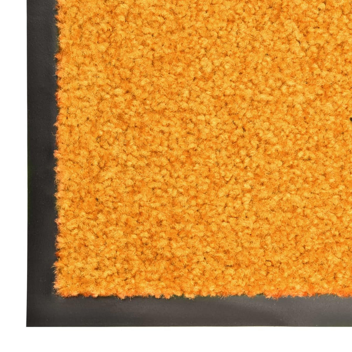 FUSSMATTE Waschbar Orange 90/150 Cm - Orange, Kunststoff (90/150cm) - vidaXL