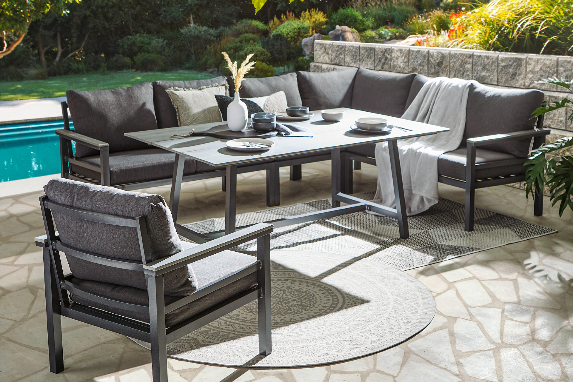 Gartenmöbel aus Aluminium