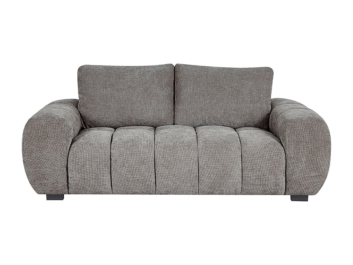 SOFA - 3 Personen - stoff - grau Berenia - Grau, Kunststoff/Textil (196/81/105cm) - Vente-Unique