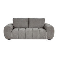 SOFA - 3 Personen - stoff - grau Berenia - Grau, Kunststoff/Textil (196/81/105cm) - Vente-Unique