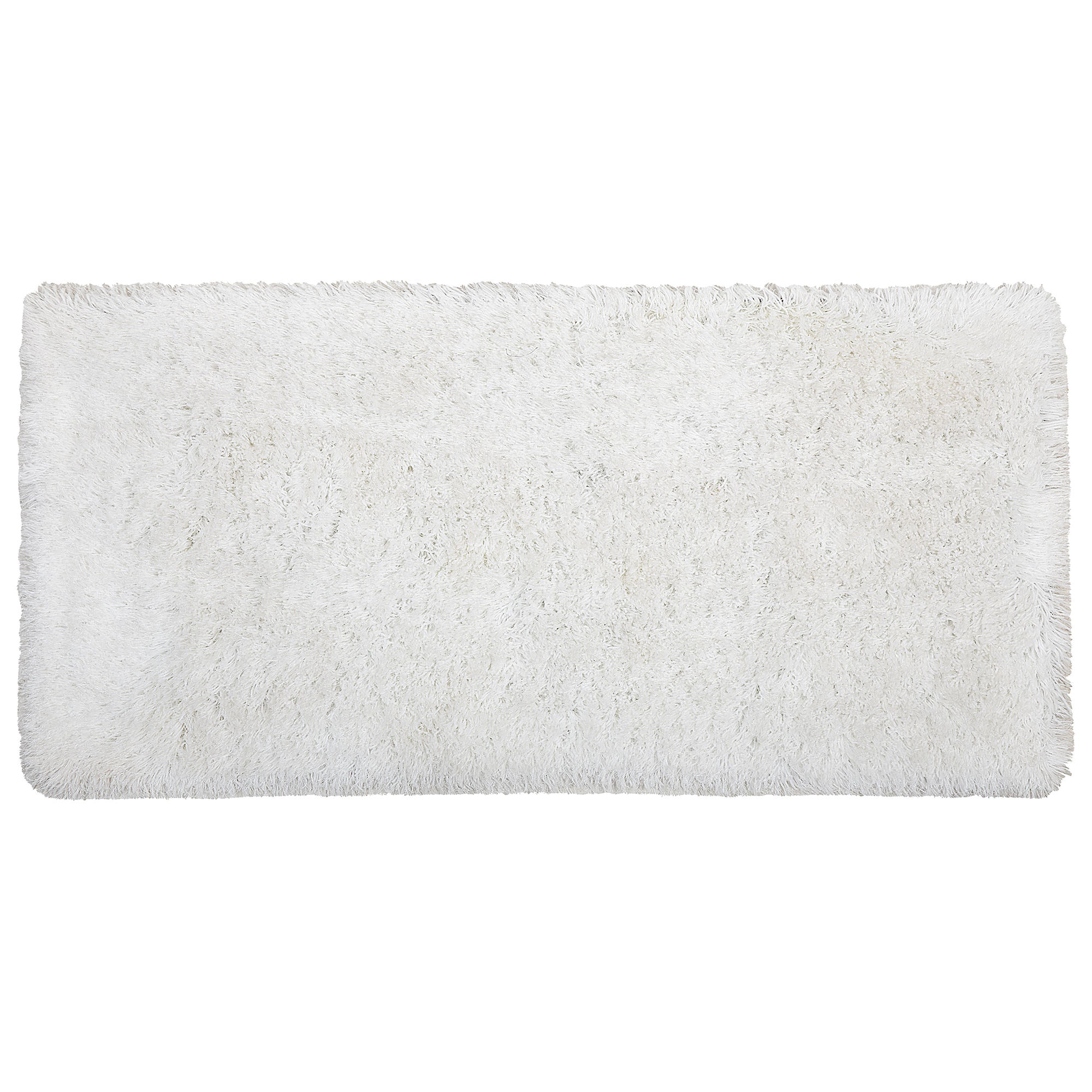 SHAGGY-TEPPICH Cide 150/80 cm - Weiß, Kunststoff (80/150cm) - Beliani