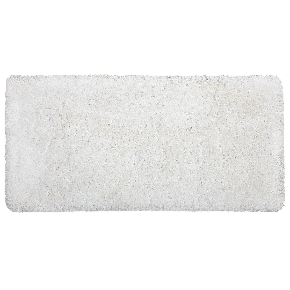 SHAGGY-TEPPICH Cide 150/80 cm - Weiß, Kunststoff (80/150cm) - Beliani