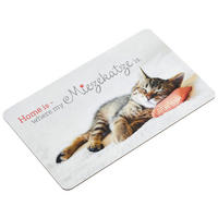 SCHNEIDEBRETT Miezekatze in Weiß L: ca. 23,5 cm - Weiß, Kunststoff (14.3/23.5cm) - Sonstige