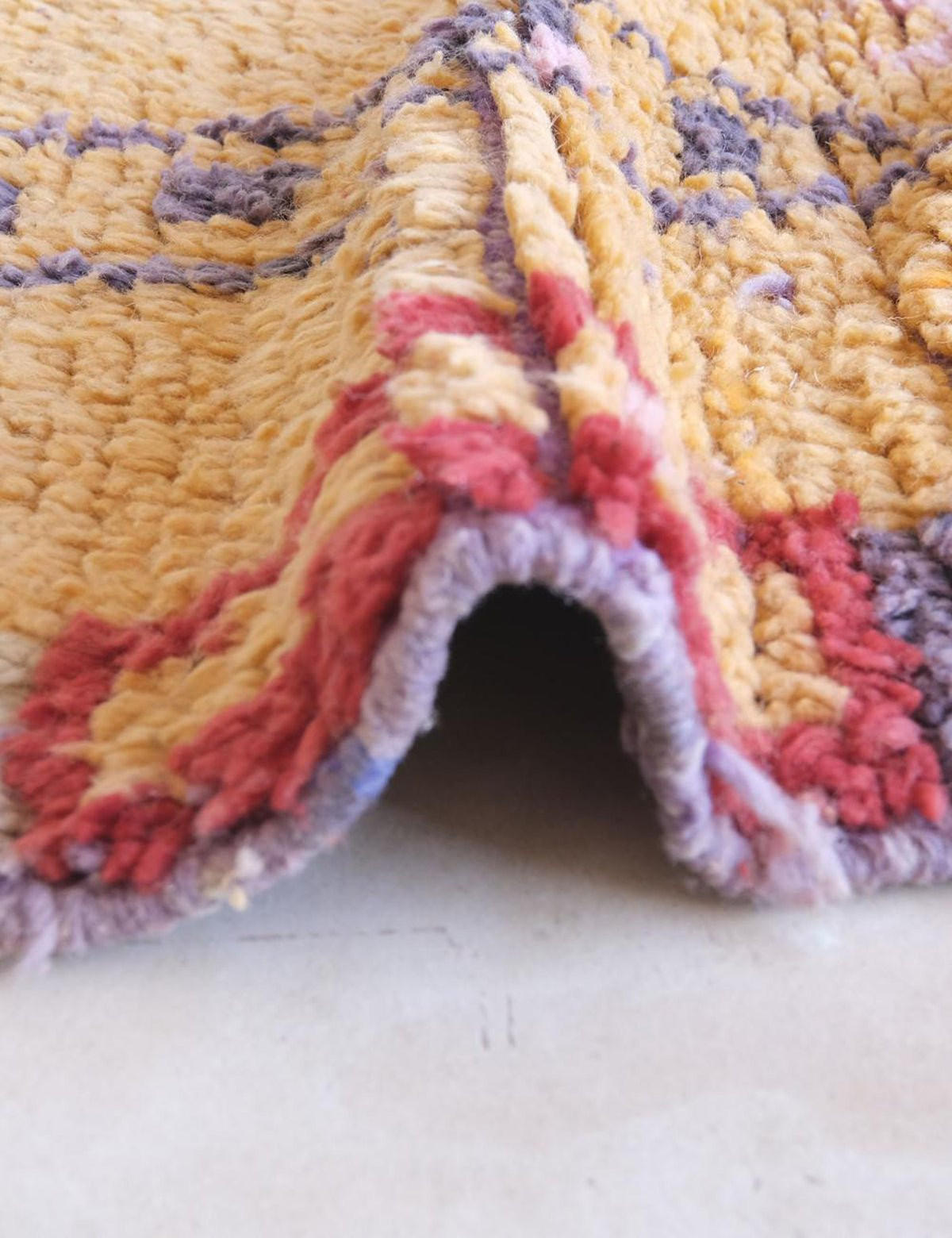 BERBERTEPPICH aus reiner Wolle 151x 248 cm - Orange, Naturmaterialien (151/248cm) - AFK Living