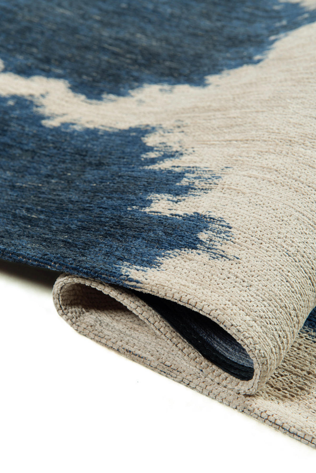 TEPPICH modern Flachgewebe BULLET Blau 240 x 340 cm - Blau, Textil (240/340cm) - Novatrend