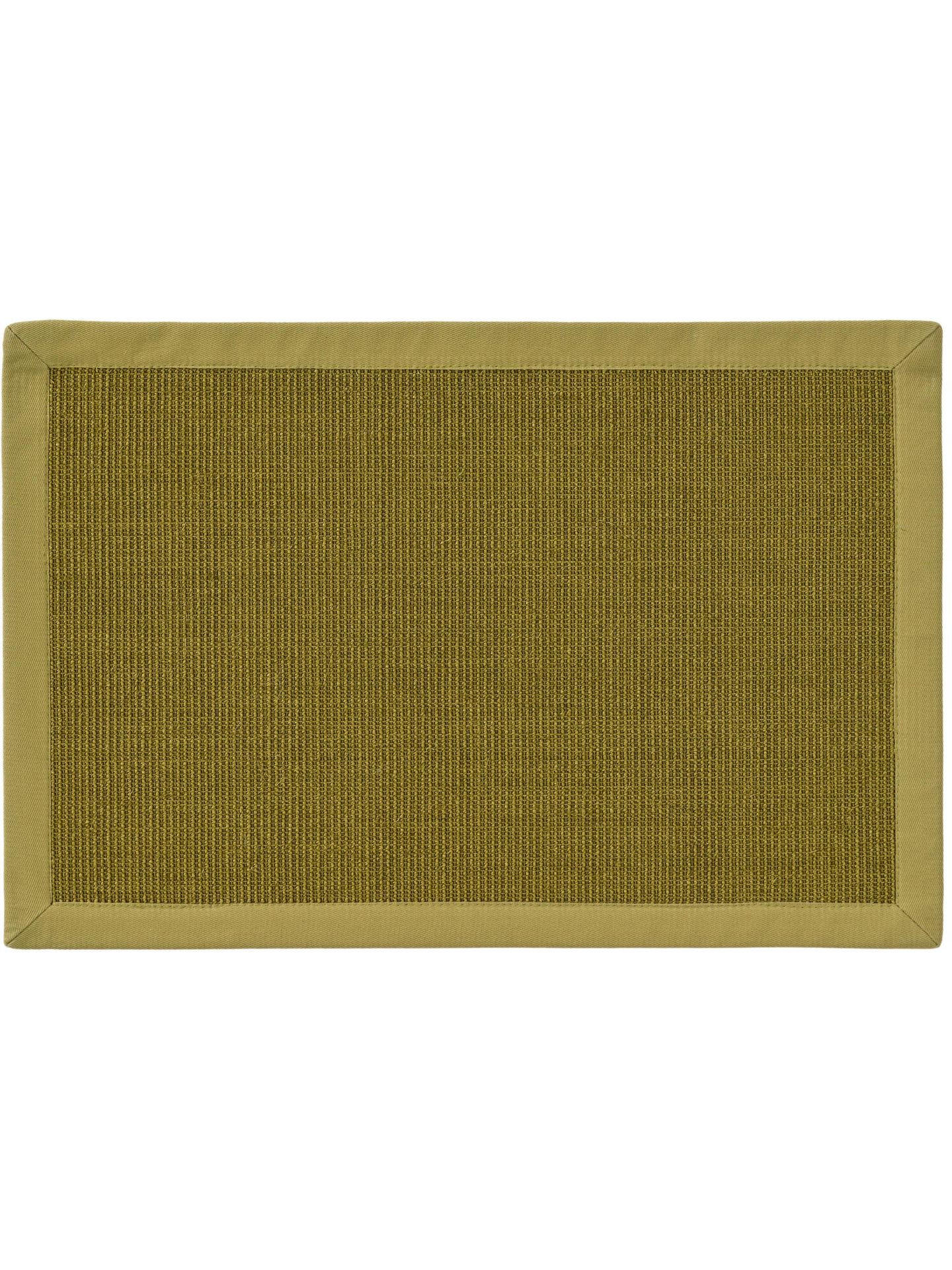 FUSSMATTE Sana Grün - Grün, Naturmaterialien (60/1cm) - KUNSTLOFT