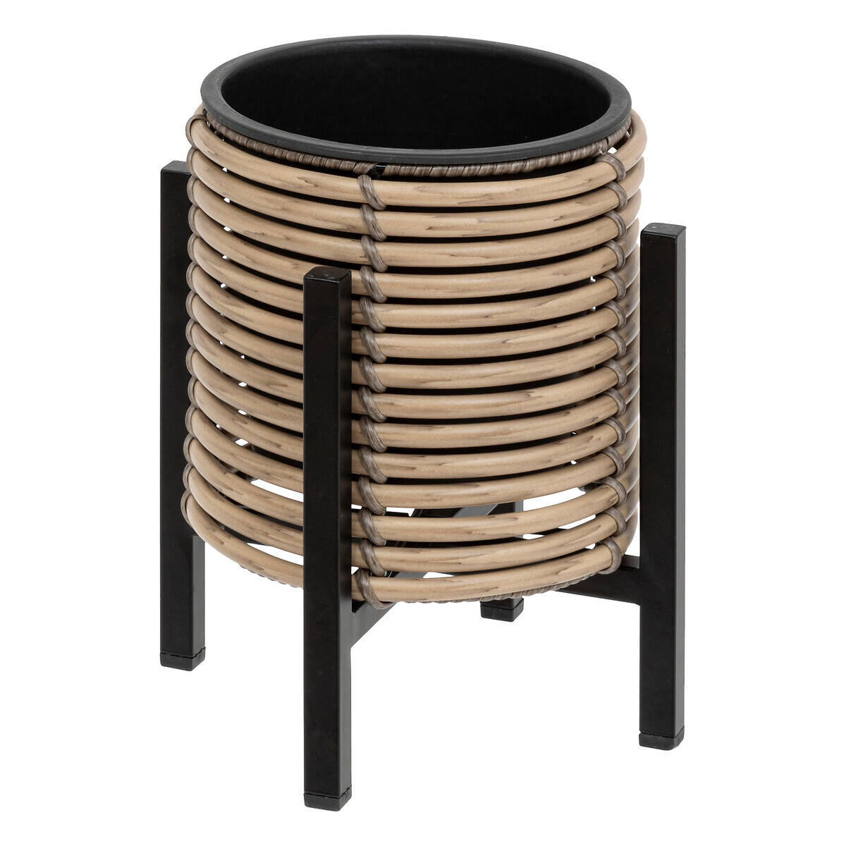BLUMENTÖPFE 3er-Set - Braun, Kunststoff (42cm) - Atmosphera Createur d´interieur