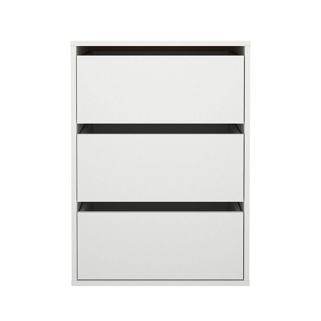 SCHUBLADENEINSATZ, Catania, Weiß, Holzwerkstoff, 71 x 40 x 51 cm - Weiß, Holzwerkstoff (71/51/40cm) - ebuy24