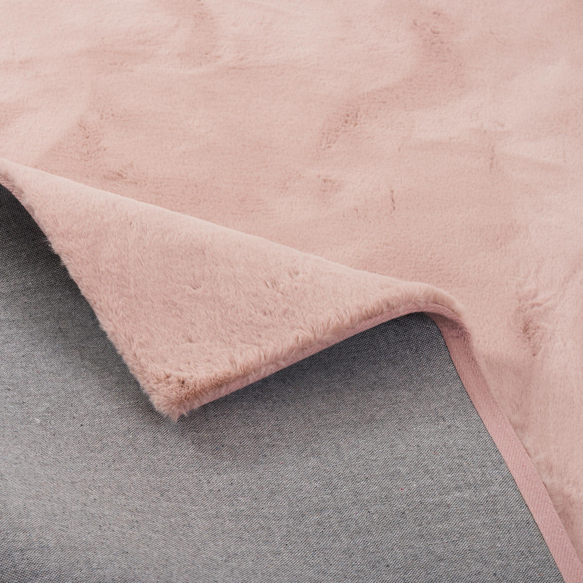 FELLTEPPICH LUXUS SUPER SOFT PLUSH - Altrosa, Textil (120/170cm) - Pergamon