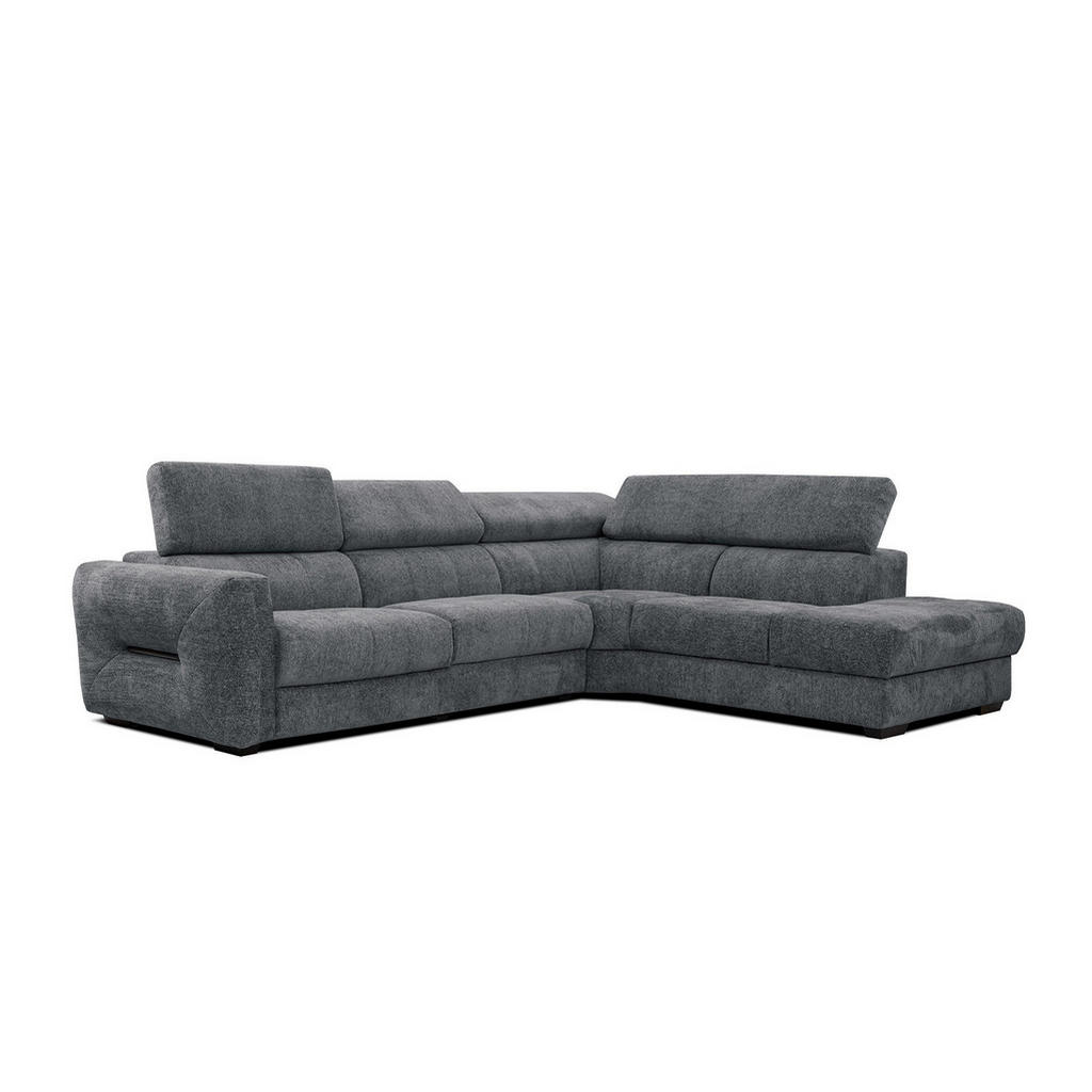 Thumbnail - Courtois Laville Ecksofa, Graphit, Textil, L-Form, Ottomane rechts,L-Form, 298x239 cm, Wohnzimmer, Sofas & Couches, Wohn...
