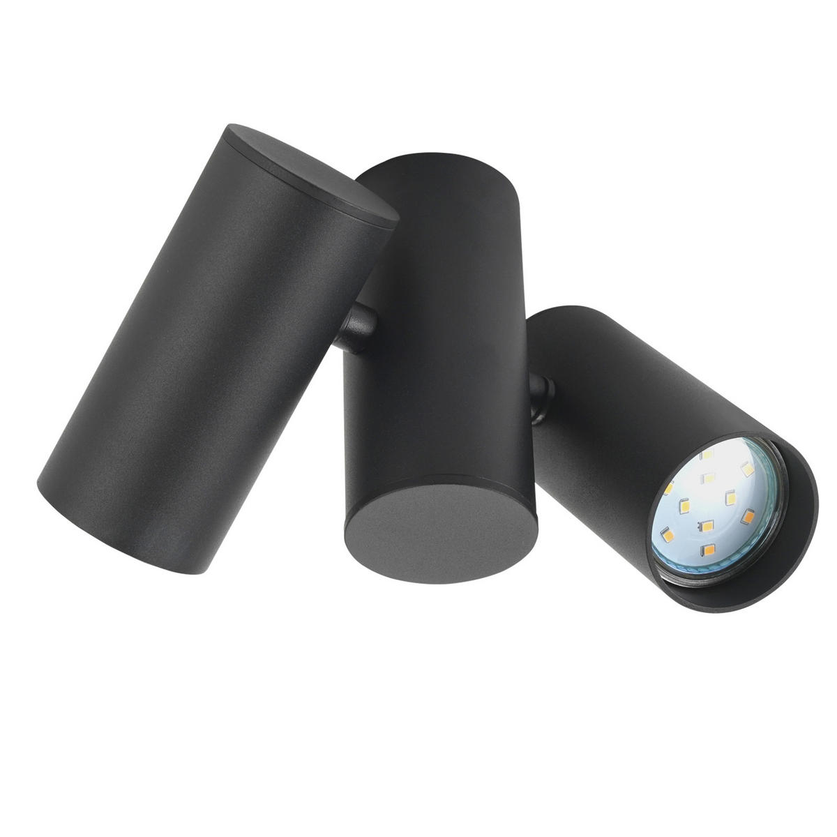 DECKENLEUCHTE Durham 5.5/14/18.5cm - Schwarz, Metall (5.5/14/18.5cm) - Nettlife