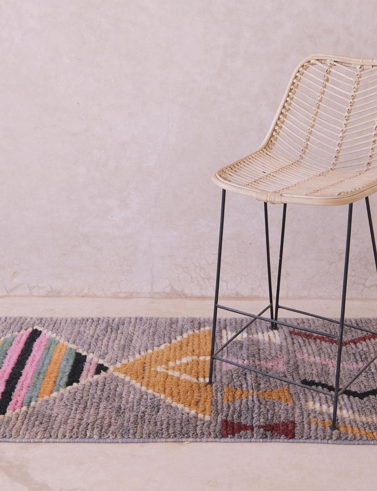 BERBERTEPPICH aus reiner Wolle 74x 351 cm - Multicolor, Naturmaterialien (74/351cm) - AFK Living