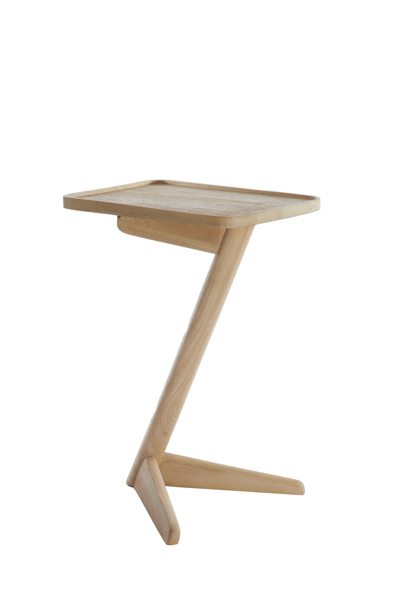 BEISTELLTISCH Qiano Braun 45/42/63 cm - Braun, Holz (45/42/63cm) - Light & Living