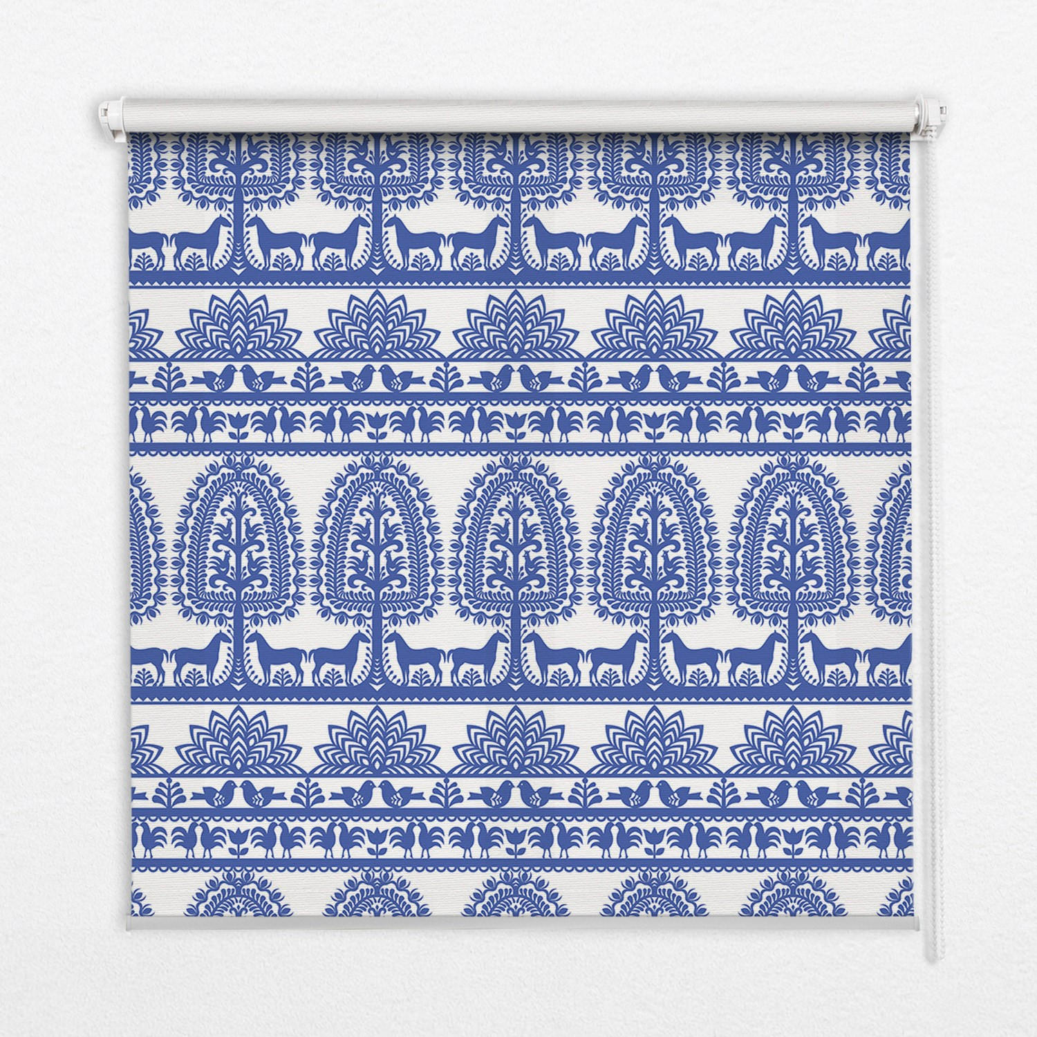 TULUP VNITŘNÍ roleta - okenní roleta - roleta - 60x140 cm - Modrý vzor