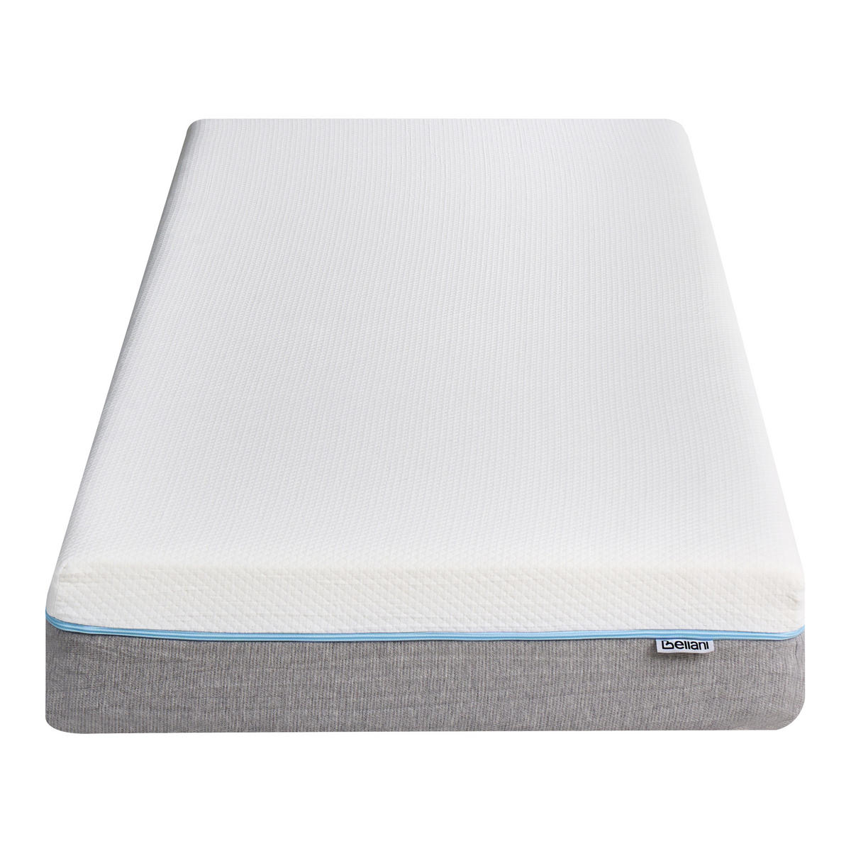 MATRACE Paměťová pěna tvrdá 80/200/20 cm Glee - šedá/bílá, textil (80/200cm) - Beliani