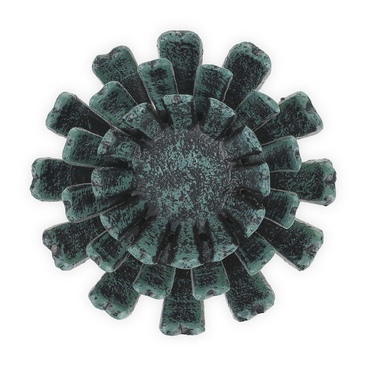 2xTEELICHTHALTER - Smaragdgrün, Metall (6cm) - Relaxdays