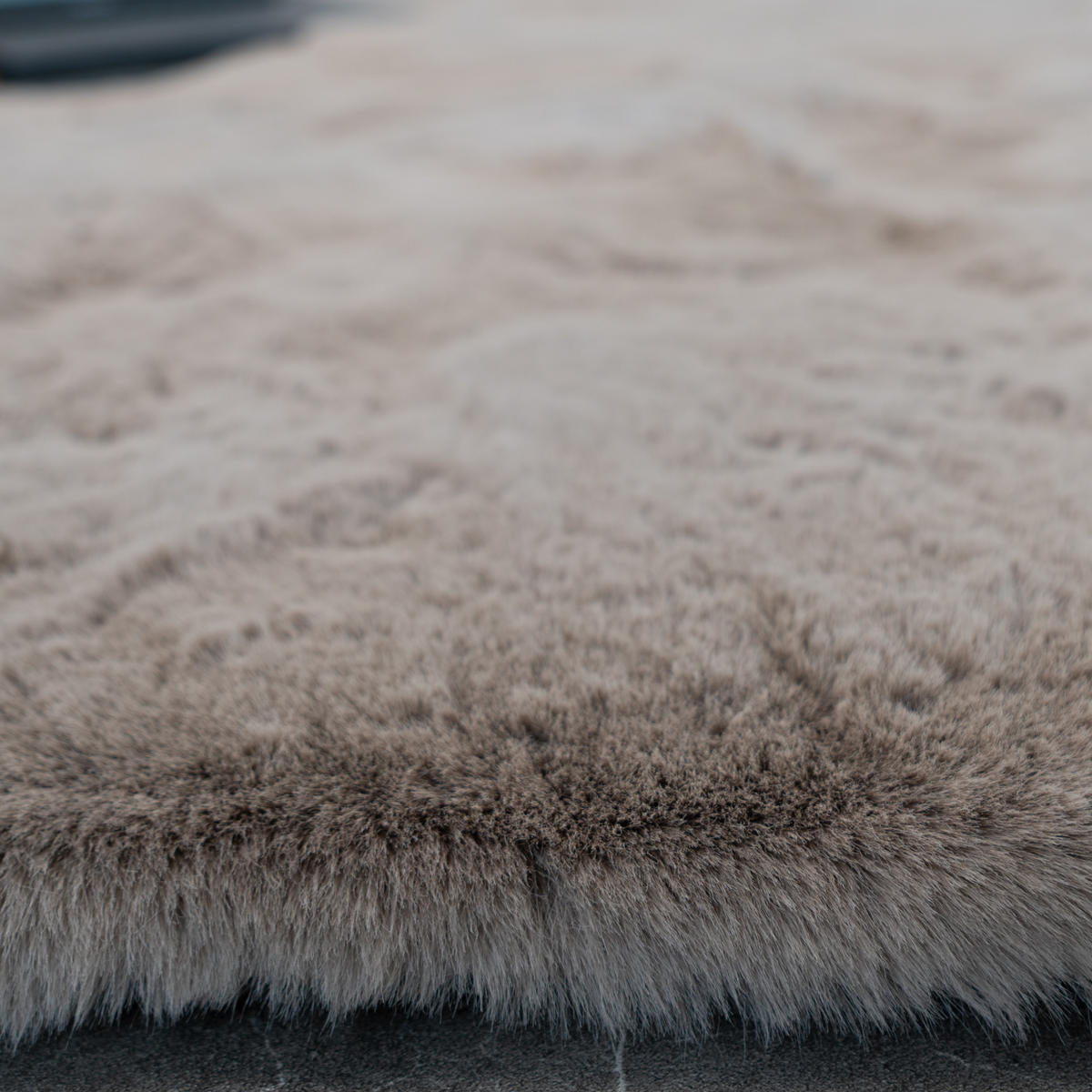 FELLTEPPICH HEAVEN SUPER SOFT 160/230 TAUPE - Taupe, Textil (160/230cm) - Consilio Concept