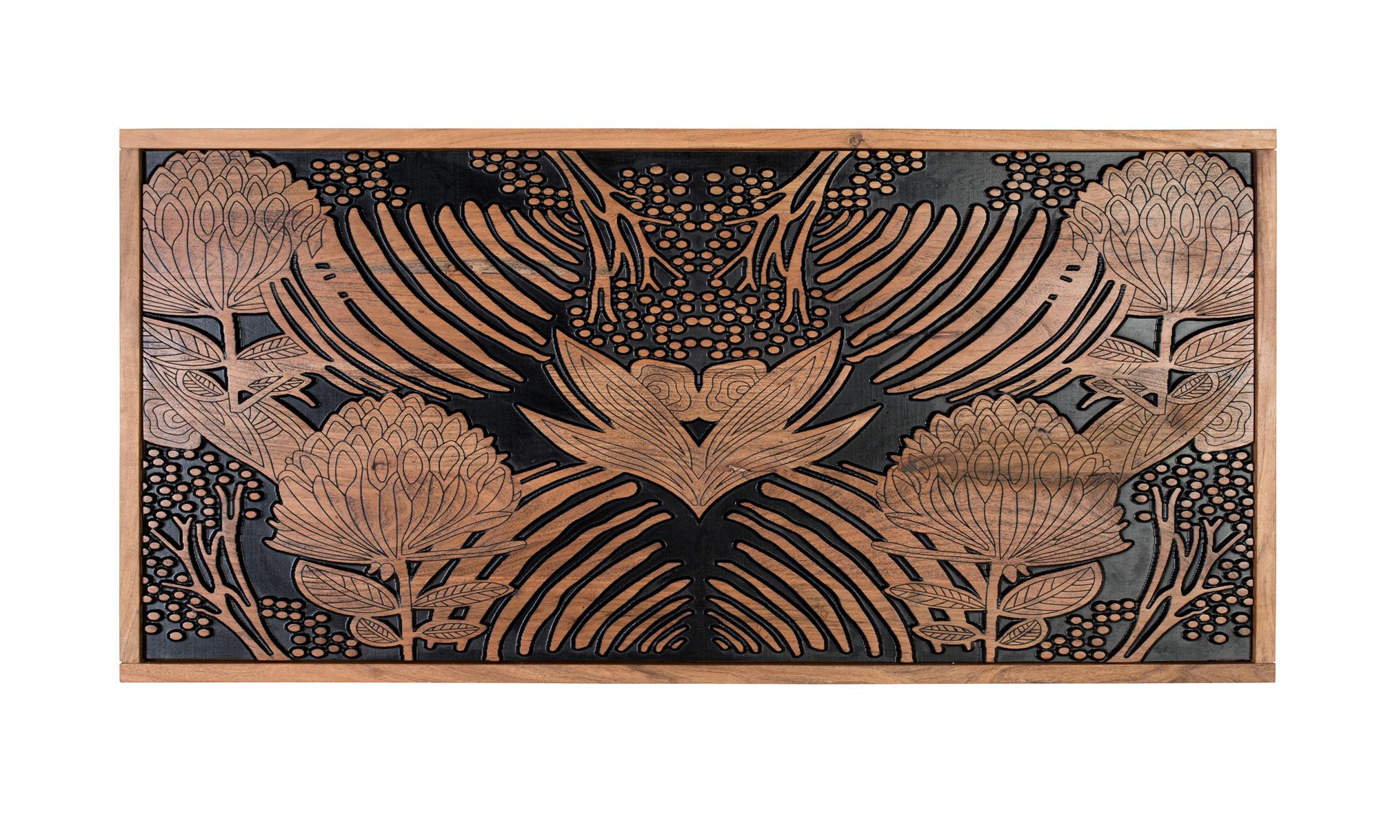 Giner y Colomer Bettkopfbrett Braun 6x81x166 cm