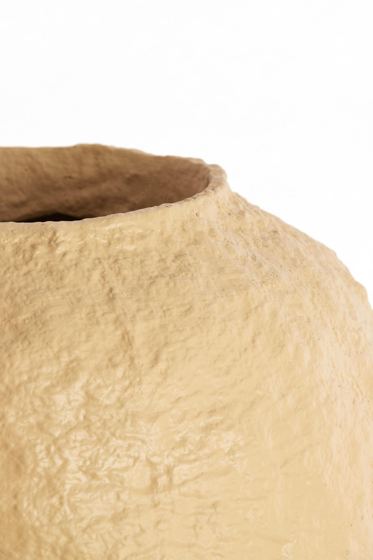 VAZE Pantoja Braun 45/45/50 cm - Braun, Kunststoff (50cm) - Light & Living