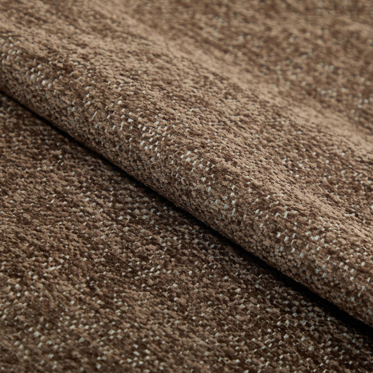 DREHSESSEL ABY Strukturierter Samt Espressobraun 66cm - Dunkelbraun/Braun, Textil (66/81/74cm) - Premium Interiors