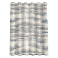 DUSCHVORHANG Aquarell Nebel Streifen 180/180 cm - Beige, Textil (180/180cm) - Bilderwelten
