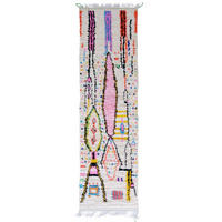 BERBERTEPPICH Teppichläufer aus Marokko Pop 140x 200 cm - Multicolor, Naturmaterialien (140/200cm) - AFK Living