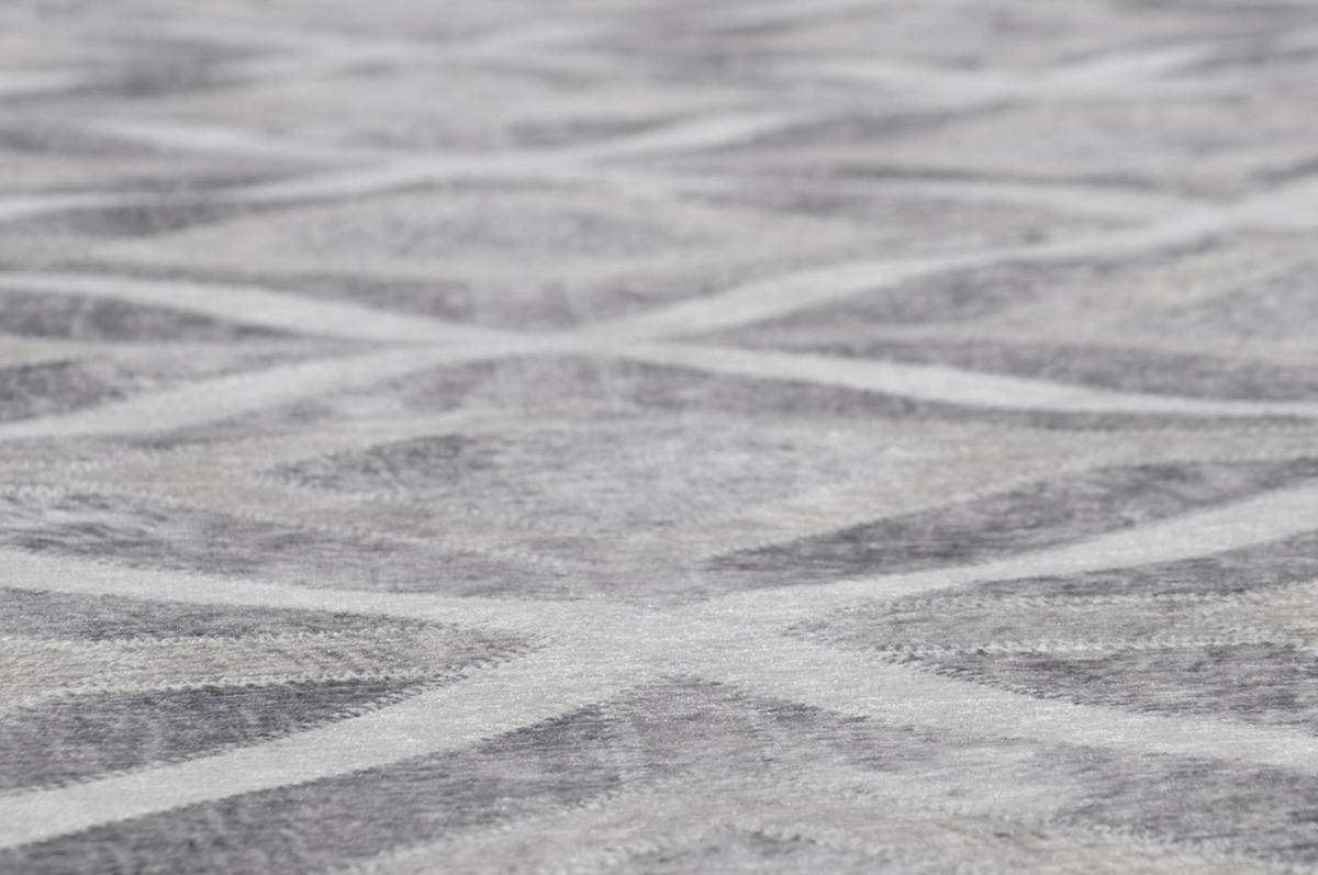 KURZFLORTEPPICH Serena 160x230 cm - Grau, Textil (160/230cm) - Gino Falcone