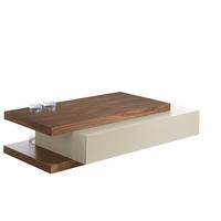 COUCHTISCH Walnuss Furnier Walnuss , Grau - Nussbaumfarben/Grau, Holz (80/140/33cm) - ANGEL CERDA