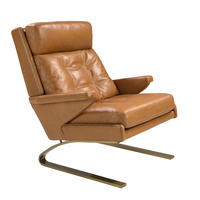 SESSEL Kamel Gold 77/99/91 - Braun, Leder (77/91/99cm) - ANGEL CERDA