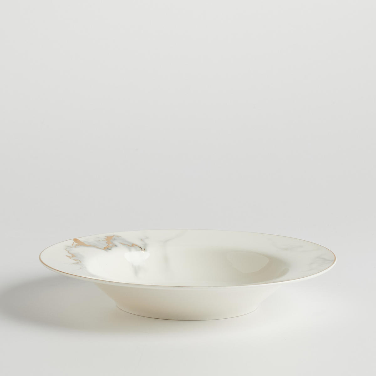 TIEFE PLATTE Marberis - Weiß, Keramik (21cm) - home&you